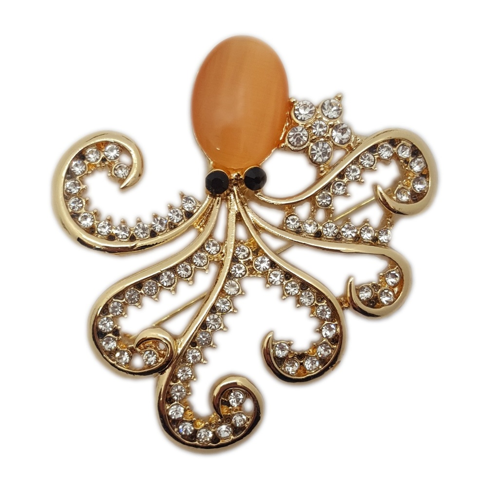 Octopus Brooch